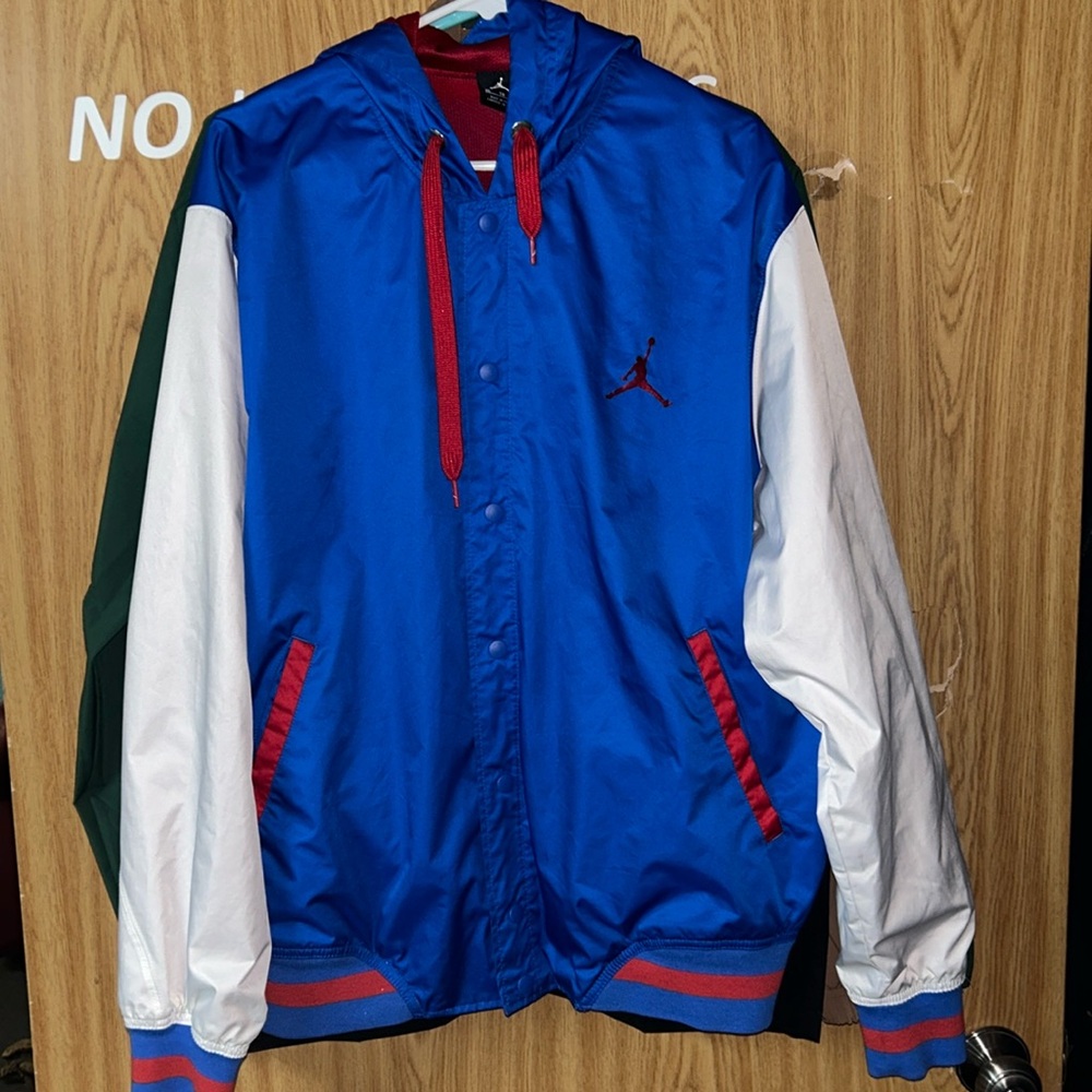 Vintage Throwback Jordan Jumpman Satin Varsity Jacket X-large XL USA RARE